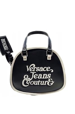 Versace Jeans Couture, Retro Bowling Bag, Nero, Nero
