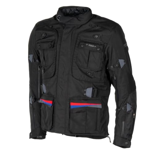 Motoblouz Emisfer - Chaqueta para moto (4 temporadas), color negro