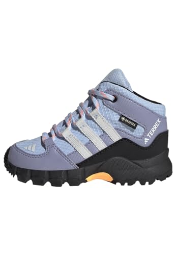 adidas Unisex Baby Terrex Mid Gore-TEX Hiking Shoes Wanderschuhe, Blue Dawn/Grey/Solar Gold, 19 EU adidas Unisex Baby Terrex Mid Gore-TEX Hiking Shoes Wanderschuhe, Blue Dawn/Grey/Solar Gold, 19 EU
