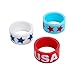 Fun Express Patriotic Silicone Rings - 48 Pieces
