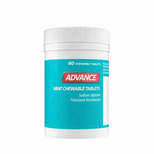 GAV Advance Mint Chewable Tablets 60 Pack Mint Acid Reflux & Heartburn