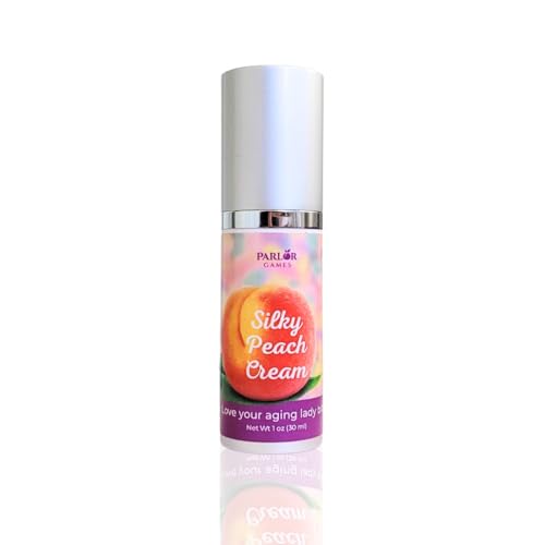 Parlor Games Silky Peach Cream Bioidentical Estriol Cream for Women Intimate Moisturizer for a Happy Hoo-Ha 30ml Bottle (2 Month Supply)