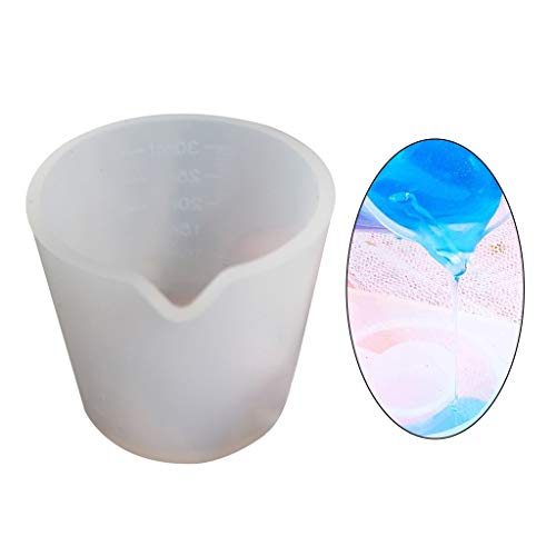 10 piezas vaso medidor de silicona 30 ml miniatura 6