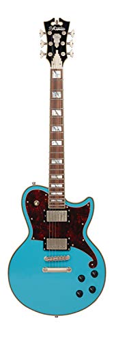 Amazon | D'Angelico Deluxe Atlantic Niederauer, Sonic Blue