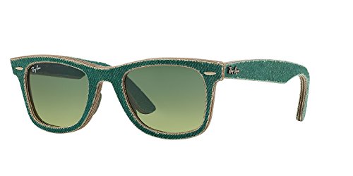Image of Ray-Ban Gradient Square Unisex Sunglasses (0RB214011663M50|50|Green)
