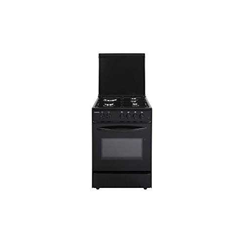Oceanic oceacm6060b8 - cuisiniere Table Mixte gaz/électrique-4 foyers-Four Convection naturelle-65 l-a-l 60 x h 85cm-Noir