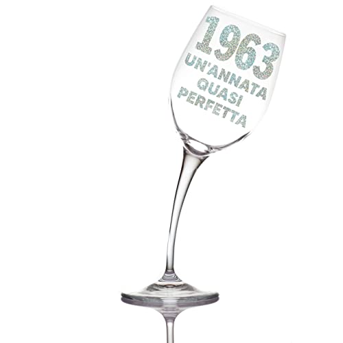 Aurìca Calice Vino Personalizzato Piegato Idee Regalo Per Donna 60...