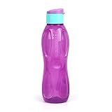 SIGNORA WARE SIGNORAWARE Sportfreund to Go Eco Gourde écologique 1000 ml EcoEasy Flip Top pour boissons XL 1 l Violet turquoise