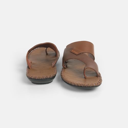 Image of Mochi Men's Faux Leather Stylish Toe Ring Slipper