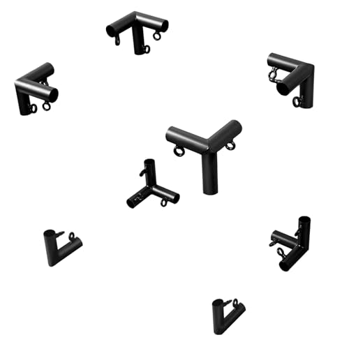 Aoneky 1-3/8 Inch Golf Simulator Enclosure Corner Kit, 8-Pack No Weld Heavy Duty Frame Fittings For 1 Inch Emt Conduit, Easy Assembly Diy Hitting Cage Construction Kit