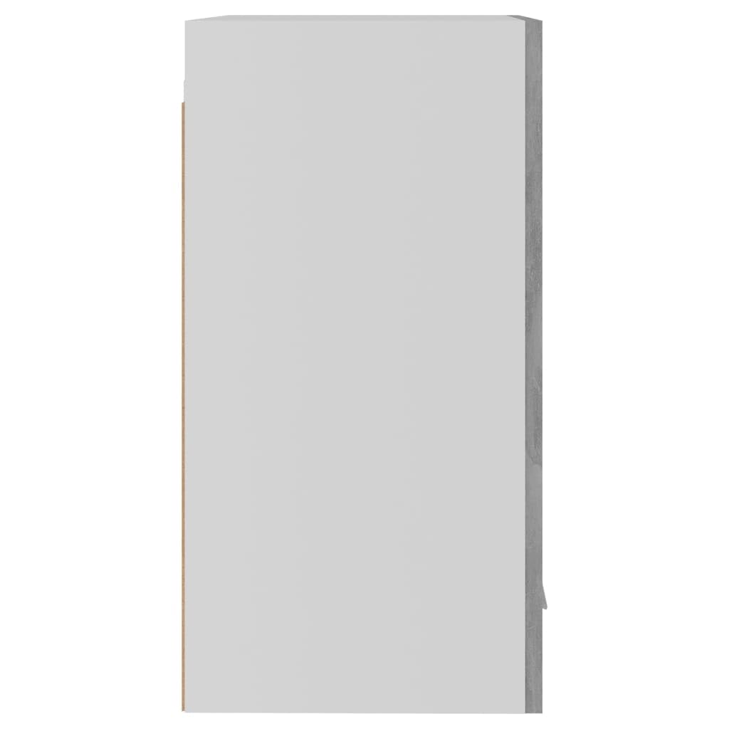 vidaXL Hängeschrank Lyon Betongrau 39,5x31x60 cm Holzwerkstoff, Küche Schrank, Einbauküche, Küchenzeile, Küchenmöbel, Oberschrank, Küchenschrank