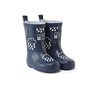 Grass & Air Kids Wellies, Navy Blue Colour-Changing Unisex Winter Wellies, Toddler, Welly Boots, Childrens Rain Boots, Navy Blue
