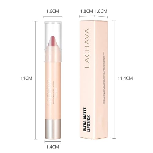 Brown Lipstick, Ultra Matte Lipstick Crayon, Waterproof Long Lasting Lipstick, High Pigmented Non-Stick Cup Lipsticks For Women, Lipstick Lipliner Make Up Gift 1PC (#04 Brown Sugar) - Image 7