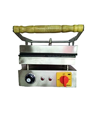 Super Kitchen Equipments Commercial Sandwich Griller, Silver