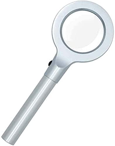 Magnificateur loupe de lecture 5X avec 8 LED éclairage bright HJMMWT