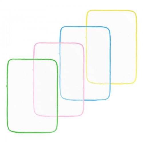 Dokeno 4 Pezzi Panno per Stirare, 40 * 60cm Panno da Stiro a Rete Resistente al Calore Tappetino da Stiro Resistente al Calore per Evitare Danni da Stiratura e lucentezza agli Indumenti Vestiti