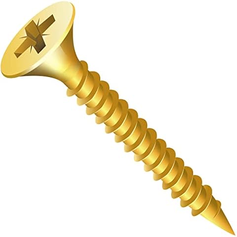 Wood Screw 6.0x100mm Multi-Purpose Pozi Flat Head Screws Woodscrews Cover