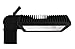 RAB Lighting ALED4T50SFK/480/PCS4 ALED50 Type IV W/SLIPFITTER Cool LED + 480V PCS Black