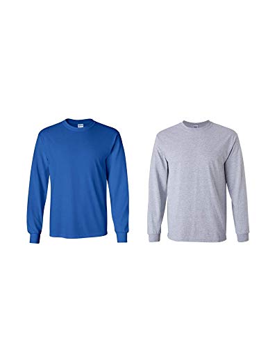 Image of Gildan Men's Ultra Cotton Long Sleeve T-shirt, Style G2400
