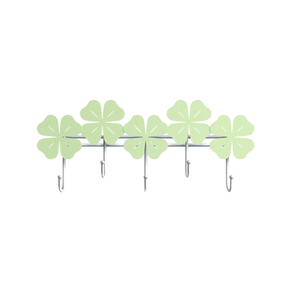 Pafooa A Pafoo Hooks Entrance Door Rear Porch Hanging Hanger Wall Key Hook Clothes Rack Bathroom Coat Mounted Rack(A)