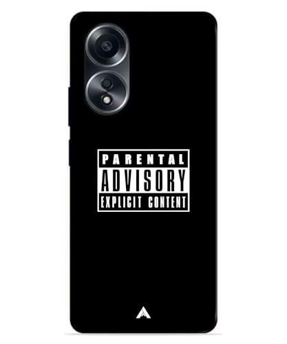 Image of Premium Explicit Case for Oppo A78 4G Soft-Touch Metal TPU Back Cover, Shockproof, Designer, Aesthetic Mobile Phone Case (Glossy Finish)