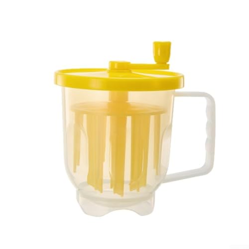 Hand Cranked Microwave Scrambled Egg Maker, Easy To Clean Manual Egg Beater And Whisk For Kitchen Hand-operated Scrambled Egg Machine For Beating Eggs, Frothing Milk Or Whipping Smoothies