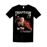 Phantasm Mens Tshirt Sci-Fi Gothic Horror Print, Black Graphic T-Shirt, Movie Poster Tee