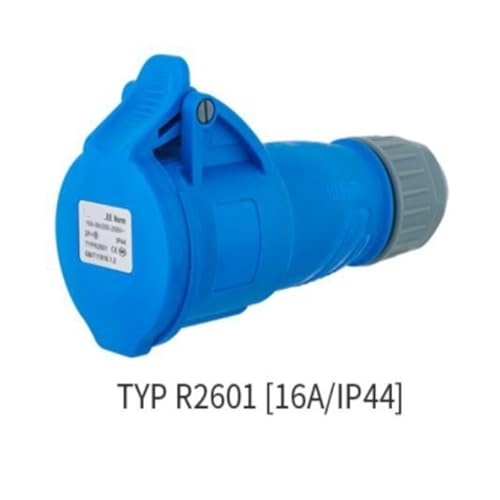 Conector Industrial Aviación Enchufe Recessed Socket IP44 miniatura 2