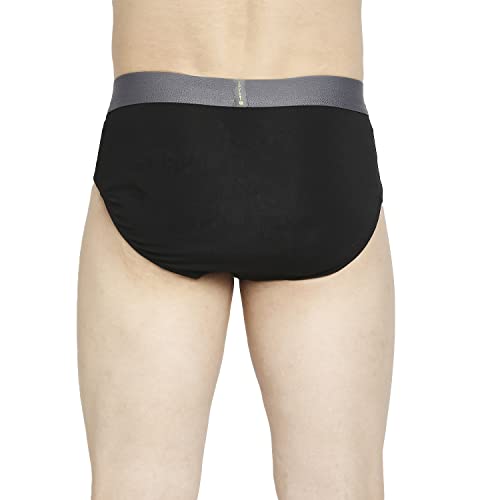 Image of Underjeans Men's Cotton Blend Regular Fit Solid Brief