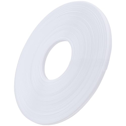 CRASPIRE 37 Yards 7.5mm High Density White Polyester Boning for Sewing Sew Through Plastic Sewing Corset Boning for Wedding Party Bridal Gowns Dress DIY Sewing Supplies Accessories Supplies