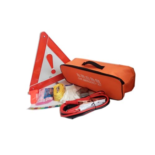 OSALADI 9 Pezzi kit assistenza auto kit d'emergenza kit di forniture per uso auto assistenza stradale