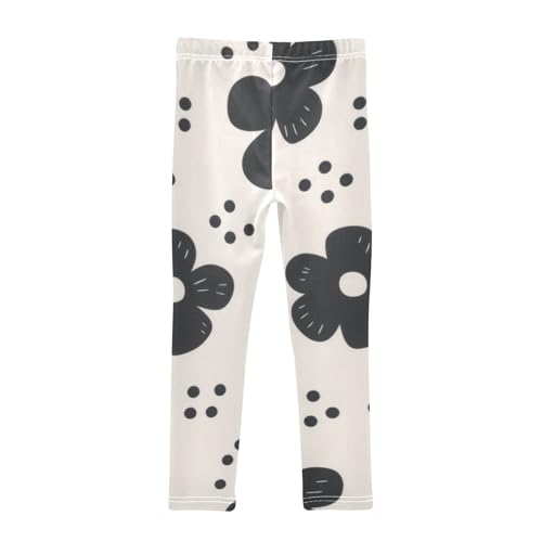 GuoChe Black Flowers Girls Shorts Cotton Cartwheel Shorts Streetwear Under Skirt2