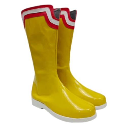 [YXIDLMCOS] €Ƃ̂ ؏rT I[}Cg Yagi Toshinori All Might RXvC  u[c VW Cosplay Shoes Boots W4884 (27.5CM)