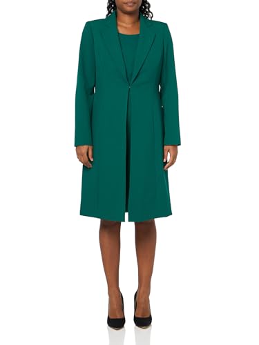 Women's Duster Jacket & Sheath Dress, 2pc Set
