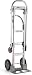 Magline GMK81UAB Aluminum Gemini Sr Convertible Hand Truck, U Loop Handle, Cushion Wheels, 500lbs Capacity, 61" Height, 55-3/4" Length x 21" Width
