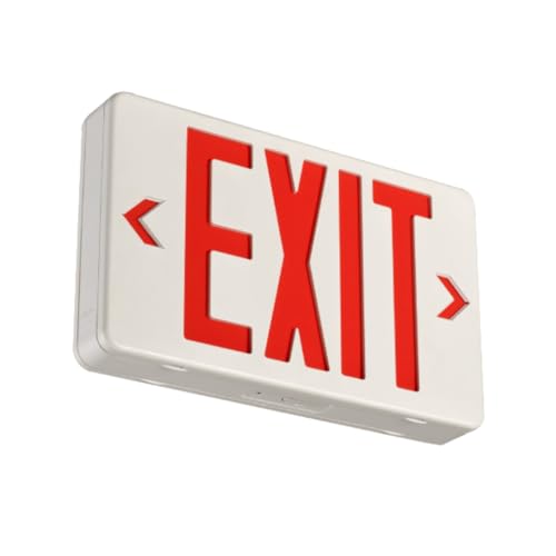 LED Emergency Exit Sign Universal Mount OSHA Compliant