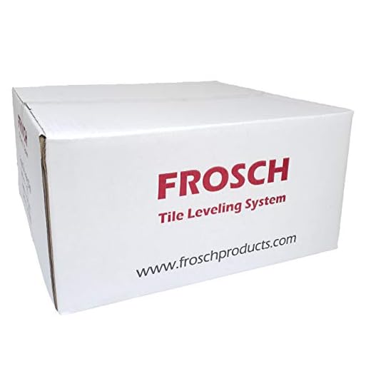 FROSCH Tile Leveling System - 1/16" (1.5mm) Clips, 2000-Pack