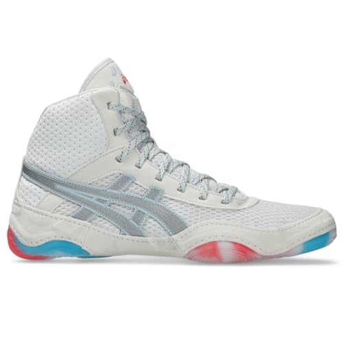 ASICS Women's MATBLAZER Wrestling Shoes, 8, White/Pure Silver
