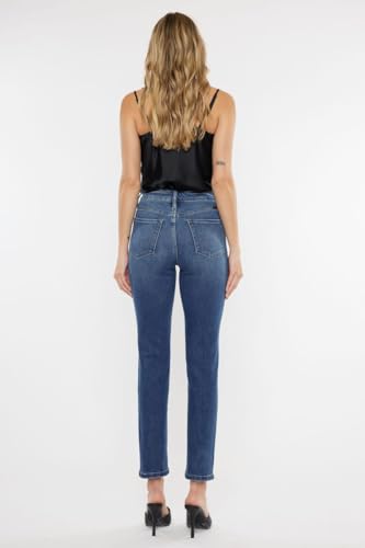 SALT TREE Kancan - Adaline High Rise Slim Straight Jeans - Essential, KC112522