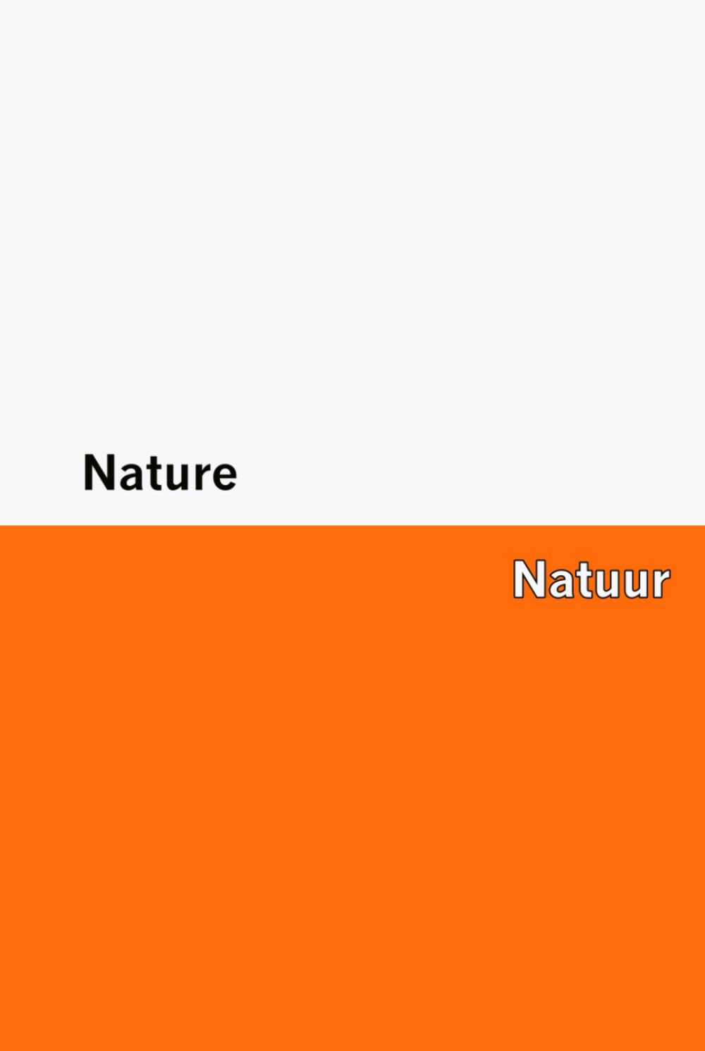 Nature / Natuur [Bilingual Edition] – English & Dutch