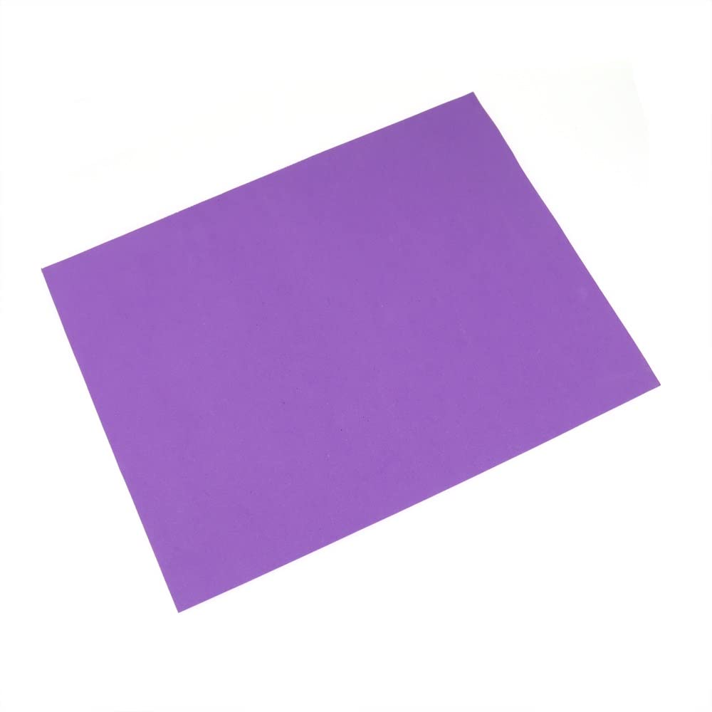Láminas de Espuma, Pack De 10 Láminas Espuma EVA Multicolor 40x60cm(Purple2)