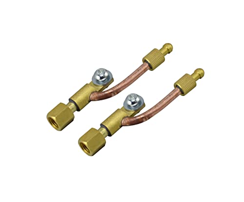 Image of RIVERWELD TIG Torch Fitting Part Accessories Cables and Gas Water Separate Cable Connector Fitting 3 /8 inch -24 for SR WP 24 TIG Welding Torch Pack of 2