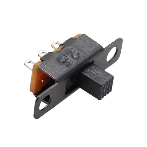 Interruptor de palanca SS12F15 de 3 pines mango 4mm 1P2T pack de 50 4