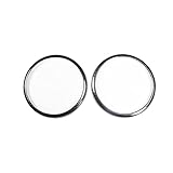 Material: Plástico Puantity Pegatina del Volante del Coche Retrovisor Espejo de Espejo Tacómetro Tacómetro Ajuste Compatible with Smart Fortwo 451 Accesorios Interior Styling Modificado (Color Name : Door Horn Ring)