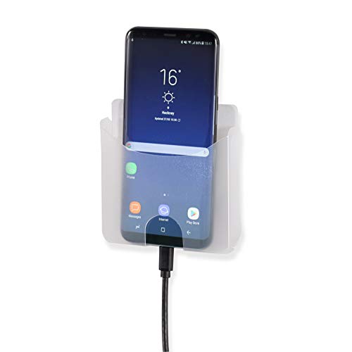 Wallniture Origami Modern Wall Mounted Phone Charging Pocket and Smart Phone Holder, Recycled