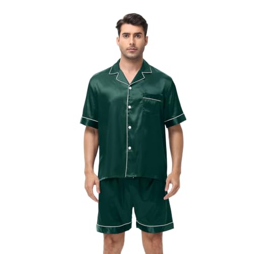 Ensemble de pyjama homme en satin Rojeam la quintessence du homewear raffiné