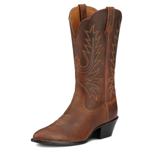 Ariat Heritage Round Toe Western Boots -...