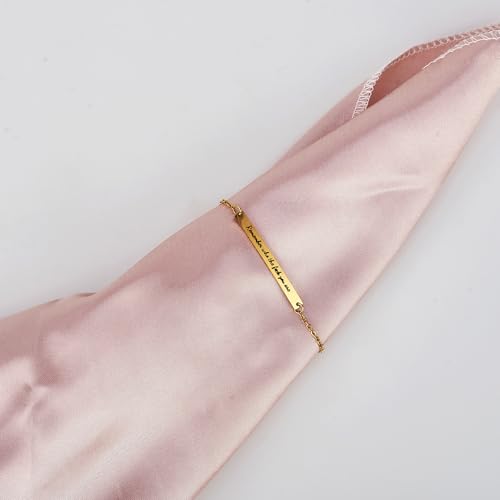 Remember Who The F You Are Bracelet - Remember Who You Are Chain, Motivational Bangle Stainless Steel Engraved Words, Inspirational Chain Jewelry Gifts for Women Friend3