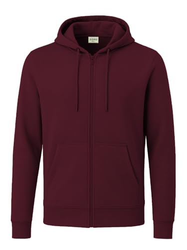 Image of ADRO Mens Cotton Solid Zipper Hoodie Sweatshirts