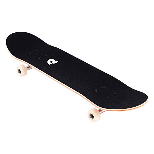 Image of Retrospec Alameda Skateboard Complete | Canadian Maple Wood Deck w / 5.5 Inch Aluminum Alloy Trucks for Commuting, Cruising, Carving & Downhill Riding